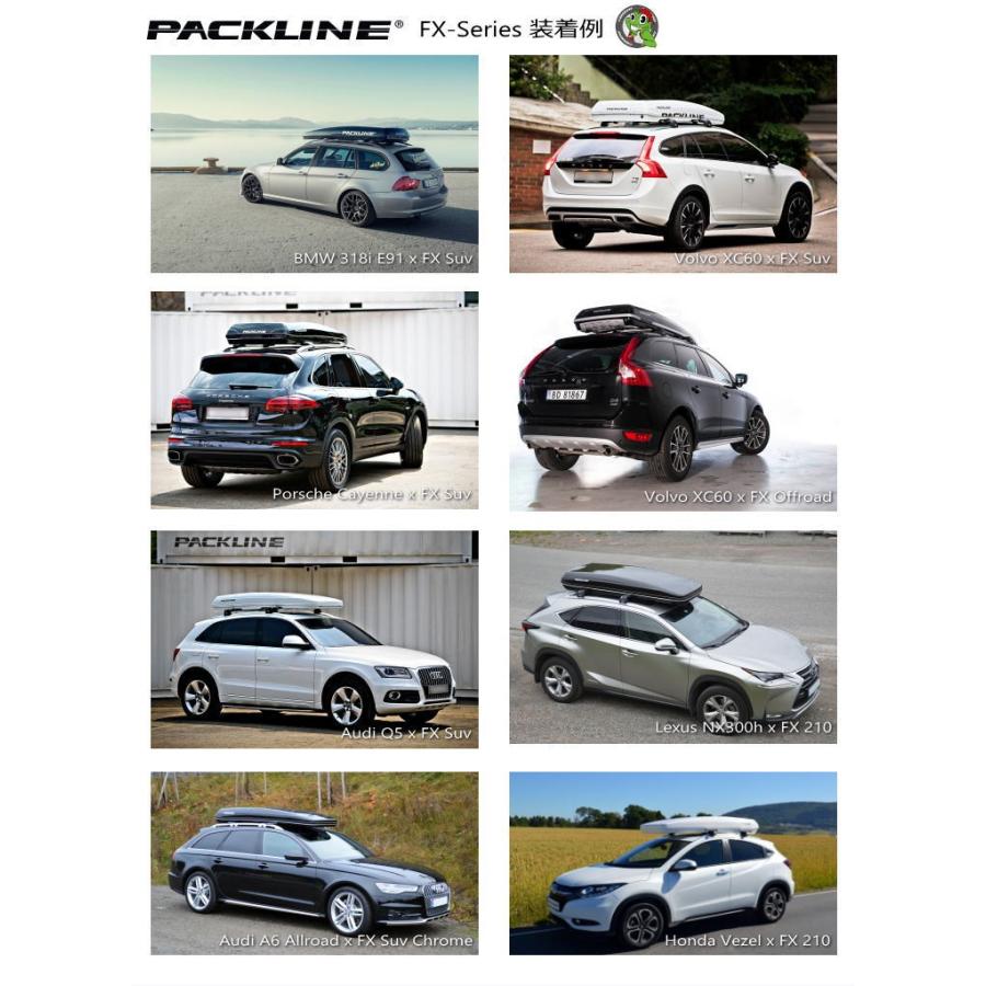 Thule UpRide 訳あり処分 PACKLINE FX S ルーフボックス ブラック 