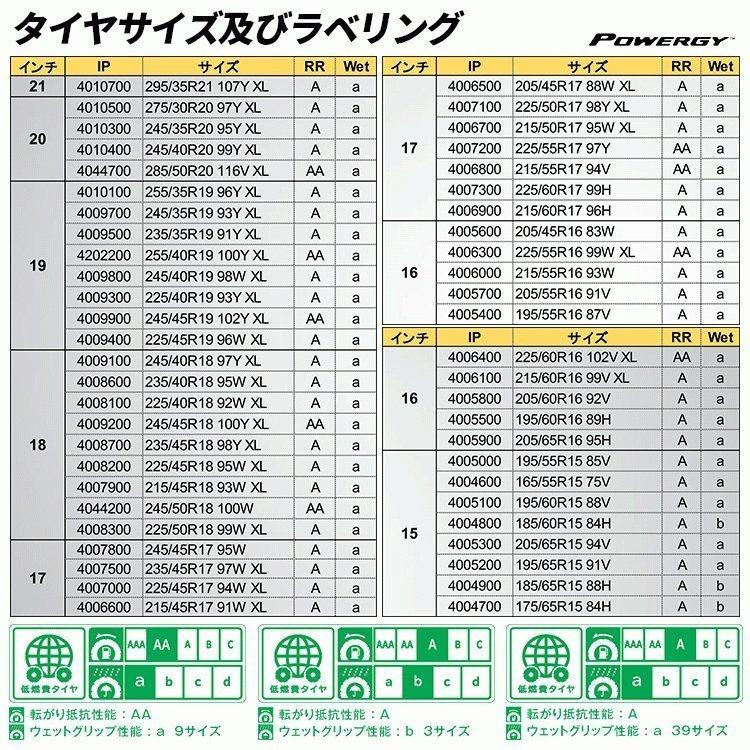 PIRELLI（ピレリ） 4本セット 225/45R19 PIRELLI POWERGY 225/45-19