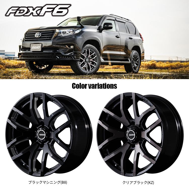 RAYS TEAM DAYTONA FDX F6 17x8.0J 6/139.7 +20 B8 ブラックマシニング 新品ホイール1本価格 【代引き不可】｜tireshop4u｜02