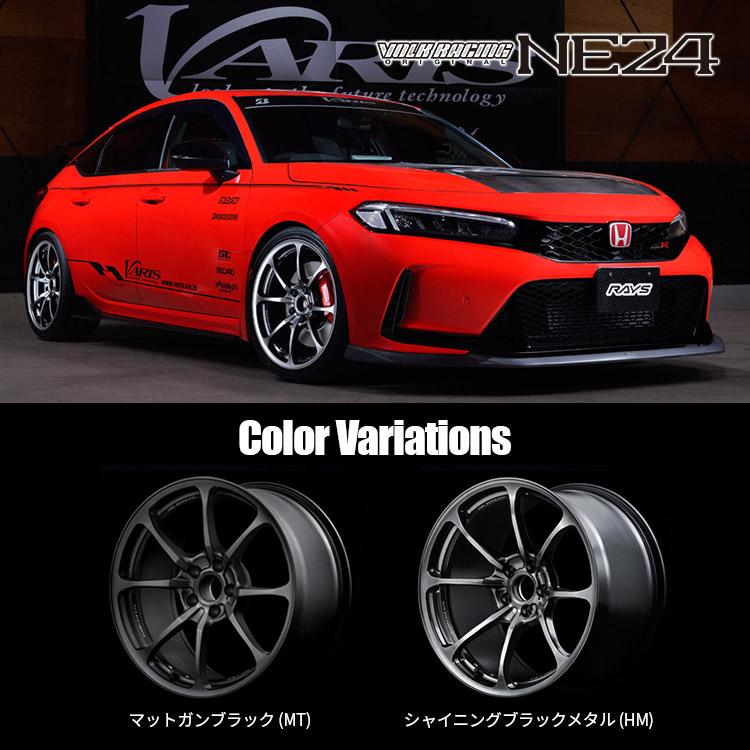 RAYS VOLK RACING NE24 18x8.0J 5/100 +45 HM シャイニング