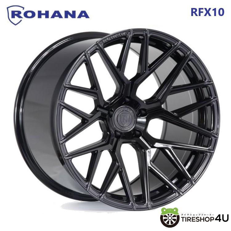 ROHANA WHEELS ROHANA RFX10 20x9.0J 5/112 +25 グロスブラック 新品