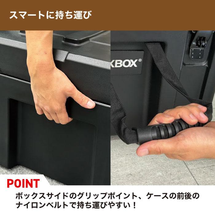 2点セット リックスボックス 85L ラギットケース & クイックマウント RIXBOX 無骨 カスタム 多機能 便利 RUGGED CASE QUICK MOUNT