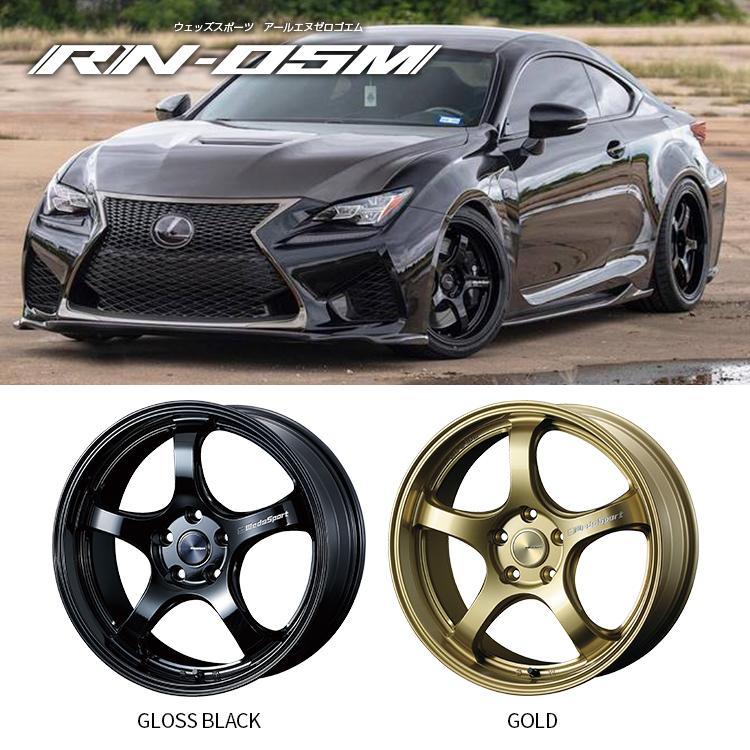 WEDS 4本購入で送料無料 Weds Sport RN-05M RN05M 18x9.5J 5/100 +45 