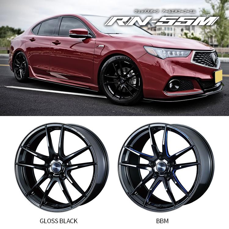 WEDS 4本購入で送料無料 Weds Sport RN-55M RN55M 18x8.0J 5/114.3 +35 