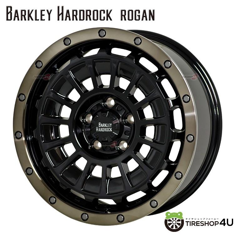 タイヤホイール4本セット BARKLEY HARDROCK ROGAN 17x7.0J 5/114.3 +38 BK/BRC MUDSTAR RADIAL M/T 225/65R17｜tireshop4u｜04