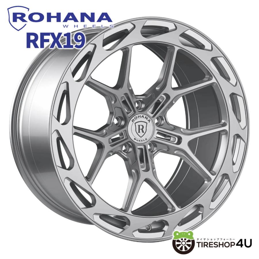 ROHANA WHEELS RFX19 20x10.0J 5/112 +25 マシンシルバー 新品