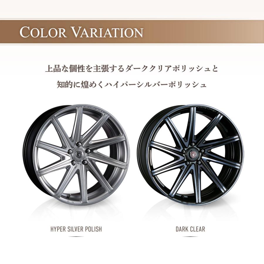 CRIMSON CLUB LINEA ROSSI FF MID 20x8.5J 5/114.3 +33 ダーククリア 新品ホイール1本価格 【代引き不可】_2