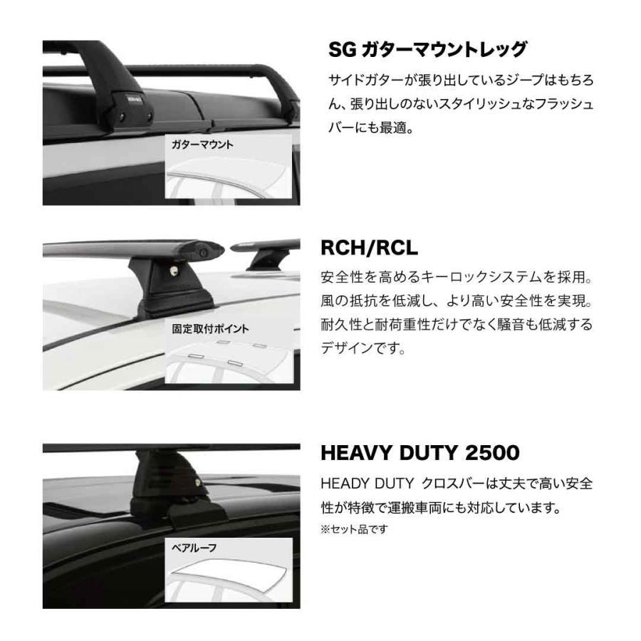 ★【ライノ】 RHINO-RACK 正規品 ライノラック ボルテックスバー 黒 ルーフ