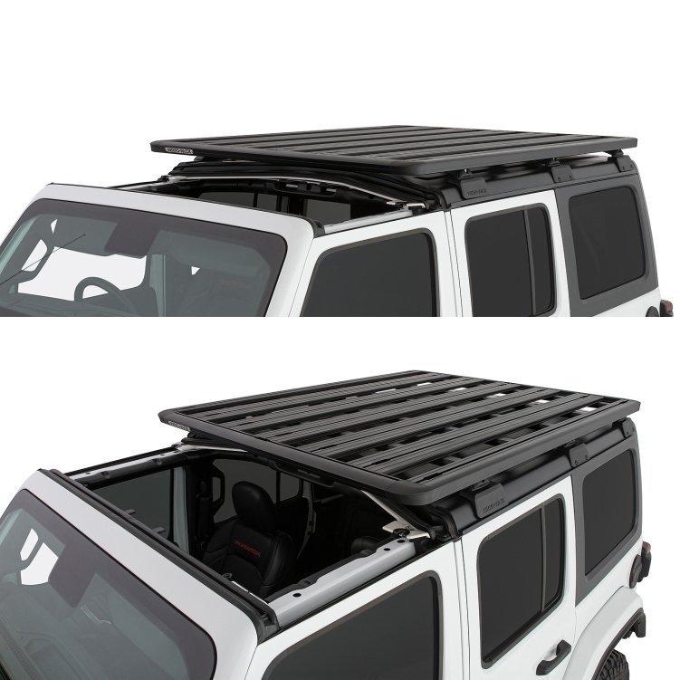 【2026年1月8日以降の発送予定】 RHINO-RACK ライノラック PIONEER PLATFORM (1828mmx1426mm) WITH BACKBONE 取り付けキット Jeep ラングラー JL 【HO4242411701】(154000円)