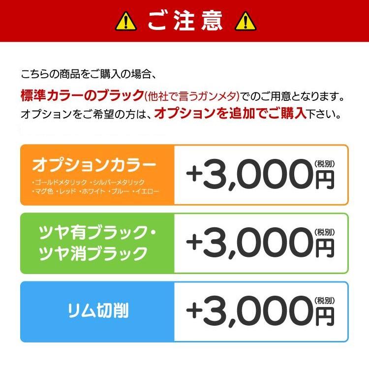 4本購入で送料無料 RS Watanabe EIGHT SPOKE TYPE A 14x6.5J 4/114.3 +9.5 ブラック (※ガンメタ) 新品ホイール1本価格 【代引き不可】｜tireshop4u｜03