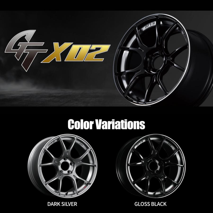 専用出品中です。(SSR. GTX02 18インチ　4本セット) 2022年製 超バリ溝 美品】SSR GTX02 18in 8.5J +45 PCD114.3 BF
