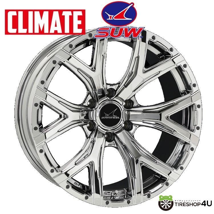 MLJ CLIMATE Forte 17x6.5J 6/139.7 +38 スーパークローム 新品 