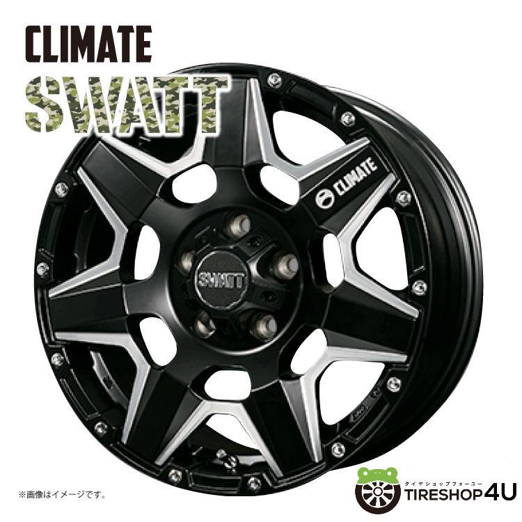 MLJ CLIMATE SWATT 16x7.0J 5/114.3 +40 マットブラックマシニング 