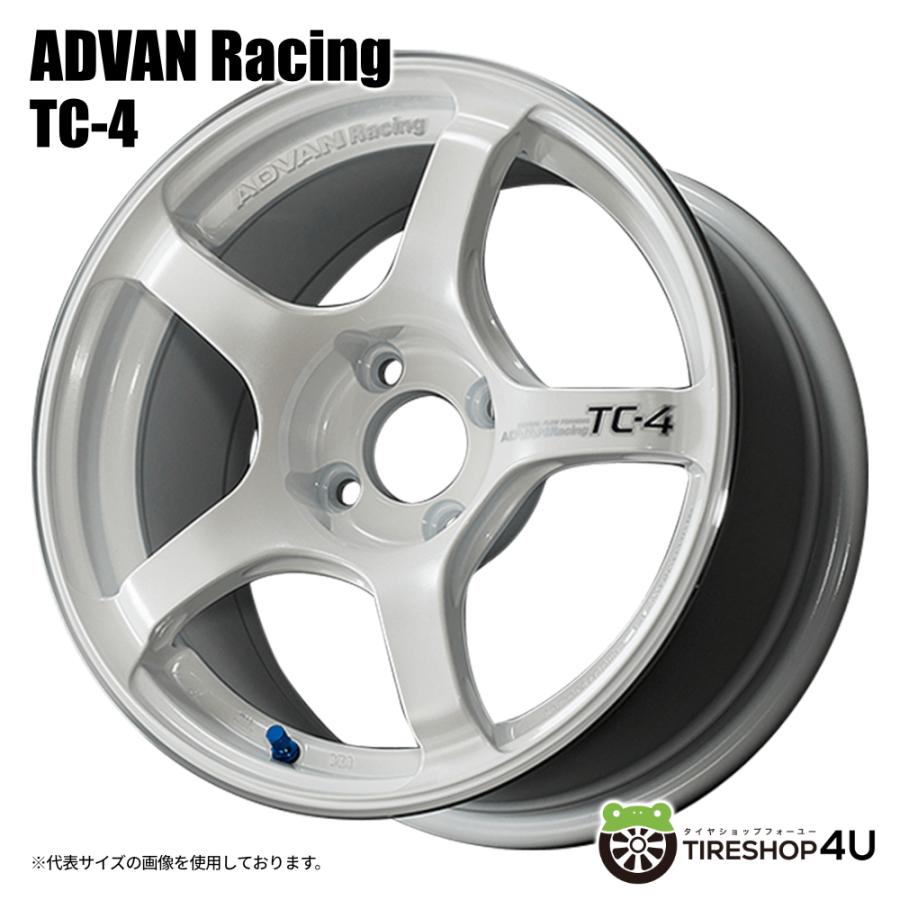ADVAN 4本購入で送料無料 Racing TC-4 15x7.0J 4/100 +42 WMR
