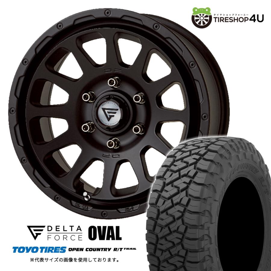 オープンカントリー MT 265/70R17 デルタフォース タイヤセット DELTA FORCE（デルタフォース） 4本セット DELTA FORCE OVAL 17x8.0J 6