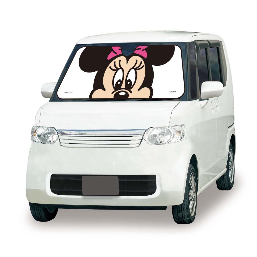 NAPOLEX（ナポレックス） ミニーマウス 車用 サンシェード Sサイズ 軽