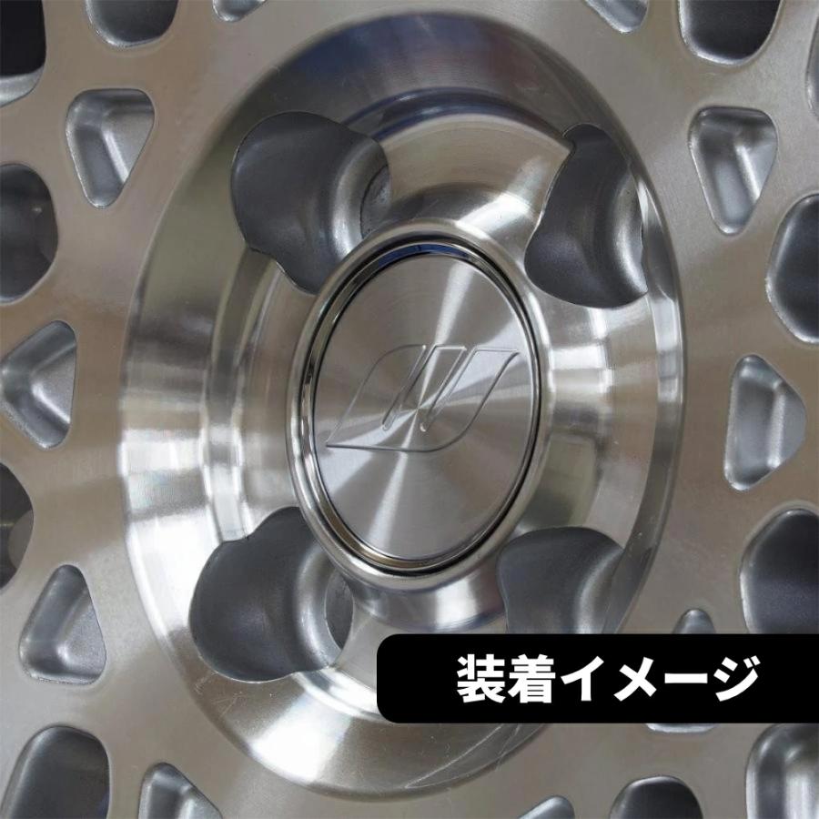 WORK 正規品 センターキャップ 輸出仕様 4個セット シルバー φ70用 EGS