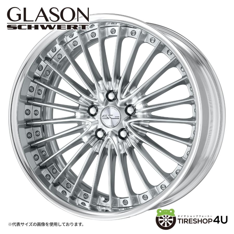 WORK 4本購入で送料無料 WORK SCHWERT GLASON 20x12.5J O disk