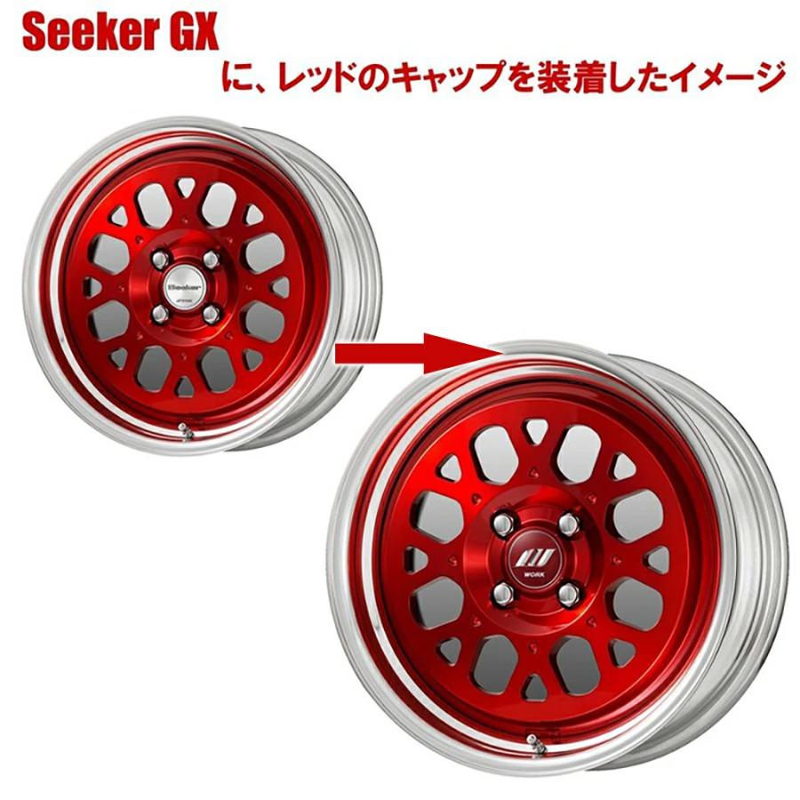 WORK 正規品 センターキャップ コーポレートマーク Wエンブレム 4個 