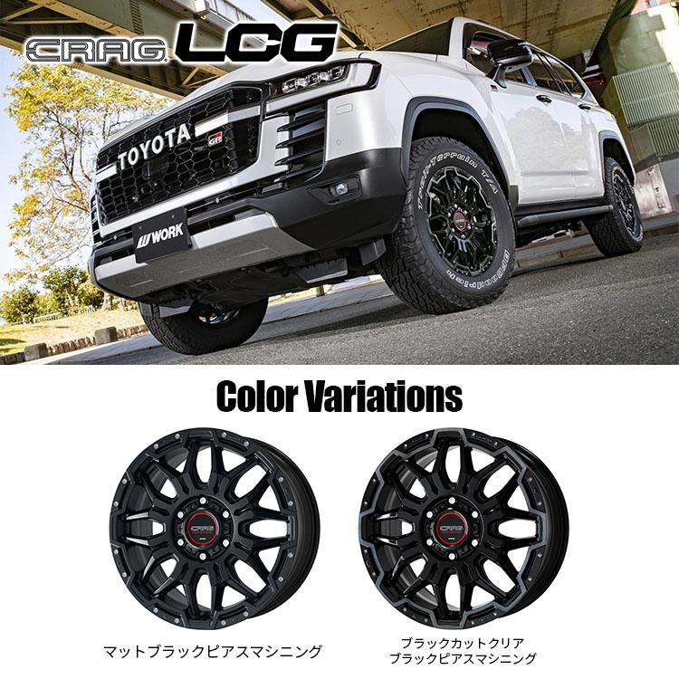 WORK 4本購入で送料無料 CRAG LCG 18x8.0J 6/139.7 +52 BPKPM