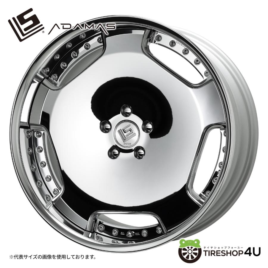 WORK 4本購入で送料無料 WORK LS ADAMAS 22x9.5J 5/114.3 +2 A disk
