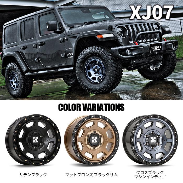 タイヤホイール4本セット XTREME-J XJ07 12x4.00B 4/100 +42 GBM MUDSTAR RADIAL A/T 145/80R12 80/78N 軽トラック 軽バン｜tireshop4u｜02