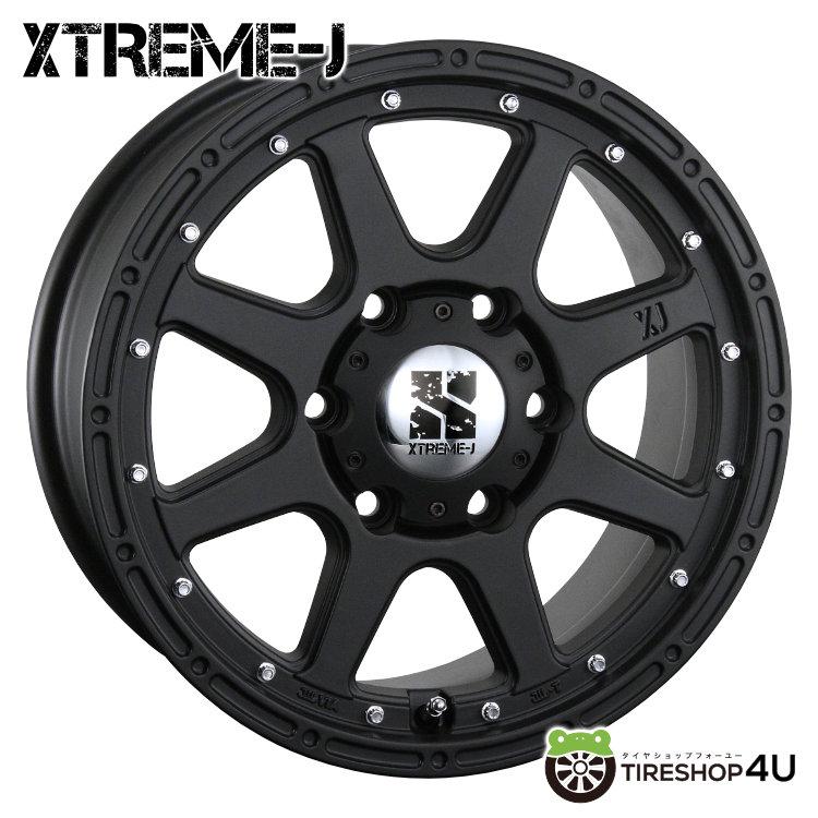 タイヤホイール4本セット XTREME-J 17x7.5J 6/139.7 +25 FBK MONSTA TERRAIN GRIPPER 265/65R17 ホワイトレター ハイラックス プラド｜tireshop4u｜04