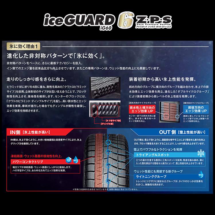 ヨコハマタイヤ 225/50R18 スタッドレス YOKOHAMA ヨコハマ ice GUARD6 