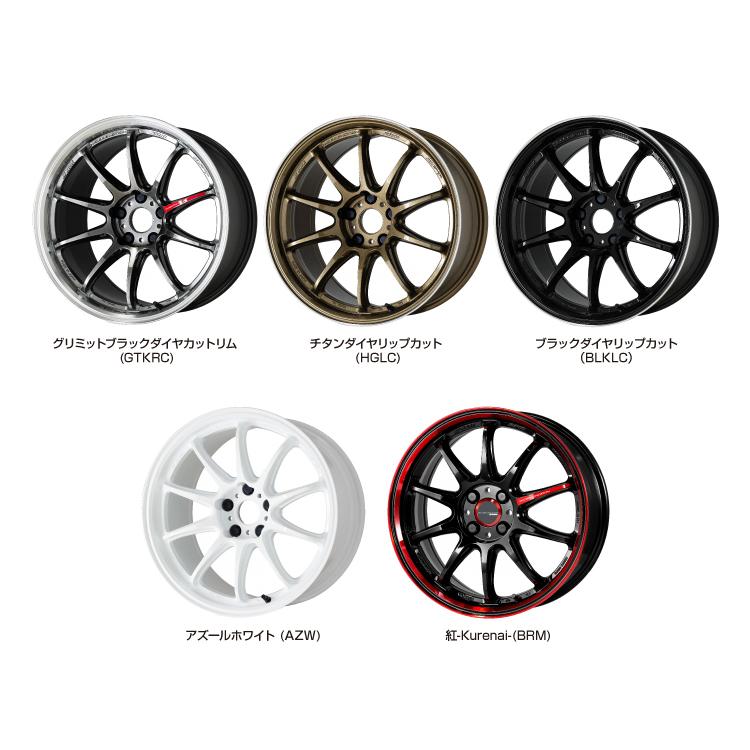 WORK EMOTION ZR10 17x7.0J 4/100 +53 GTKRC グリミットブラック WORK EMOTION ZR10 17x7.0J 4/100 +53 GTKRC グリミットブラック