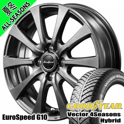 マーチ フィット グッドイヤー Vector 4s Hybrid 185/55R15 オール 
