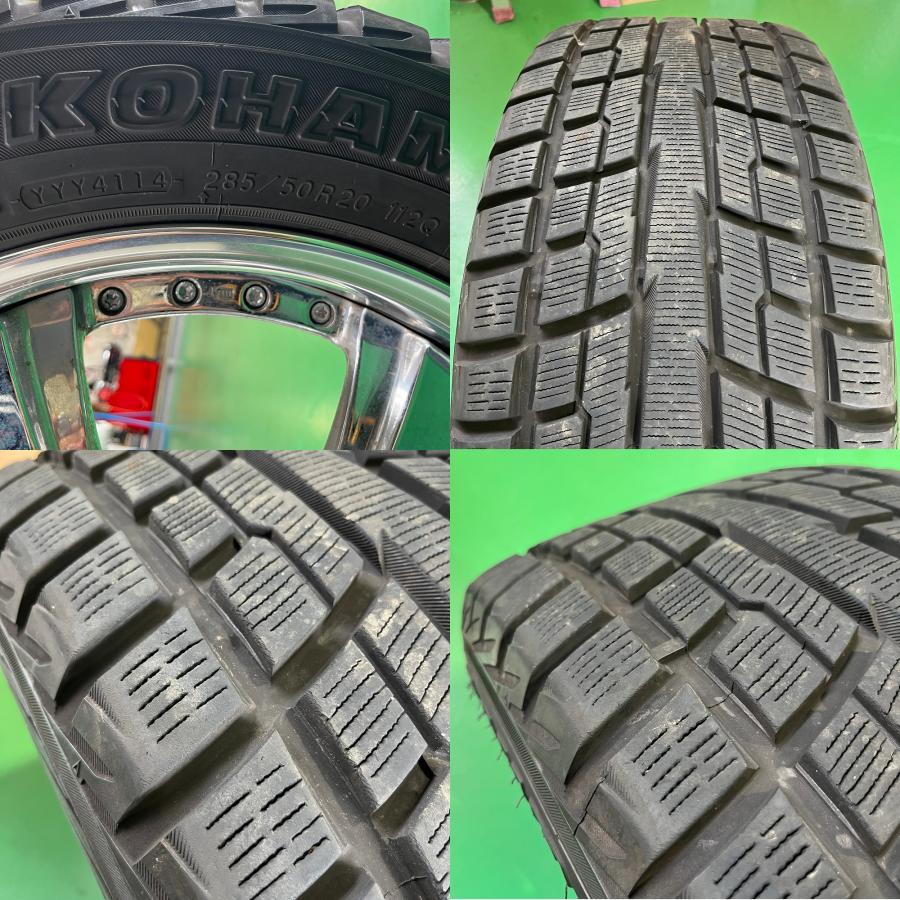 中古 200系 ランドクルーザー用 スタッドレスタイヤホイールセット 20インチ 285/50R20 WORK LS 5/150｜tireshop78｜17