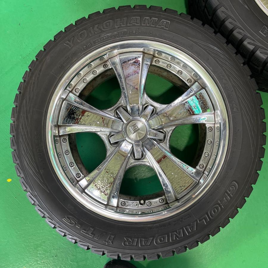 中古 200系 ランドクルーザー用 スタッドレスタイヤホイールセット 20インチ 285/50R20 WORK LS 5/150｜tireshop78｜06