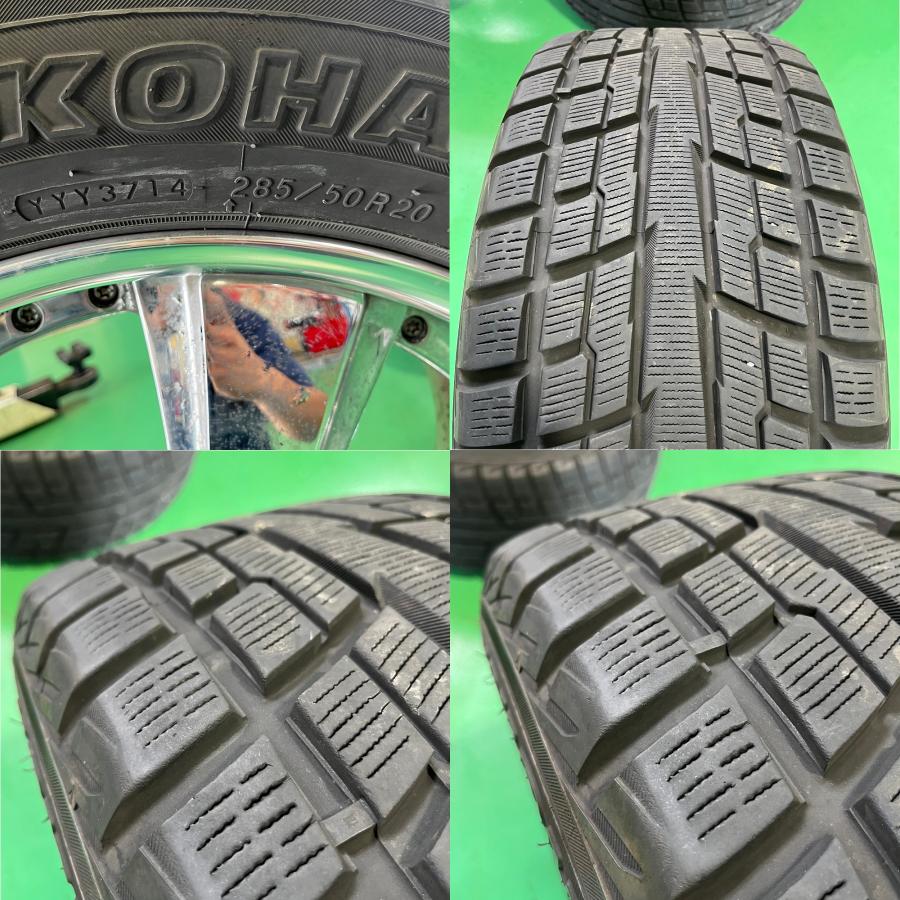 中古 200系 ランドクルーザー用 スタッドレスタイヤホイールセット 20インチ 285/50R20 WORK LS 5/150｜tireshop78｜09