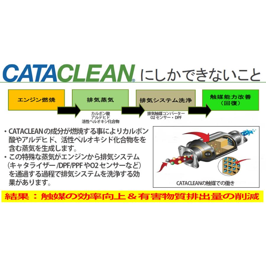 キャタクリーン ディーゼル車用 エンジン洗浄 次世代添加剤 触媒 EGR