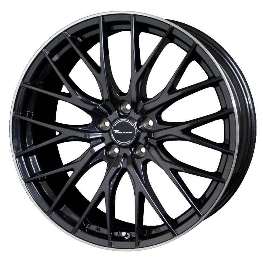 ホイールのみ 4本セット 19インチ プレシャス HM-1 8.0×19 +45 5H114.3