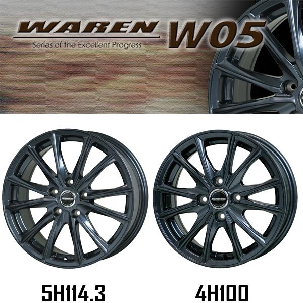 19インチ アルミホイール 5穴 114.3 ヴァーレン W05 7J +45 4本セット｜tireshop｜02