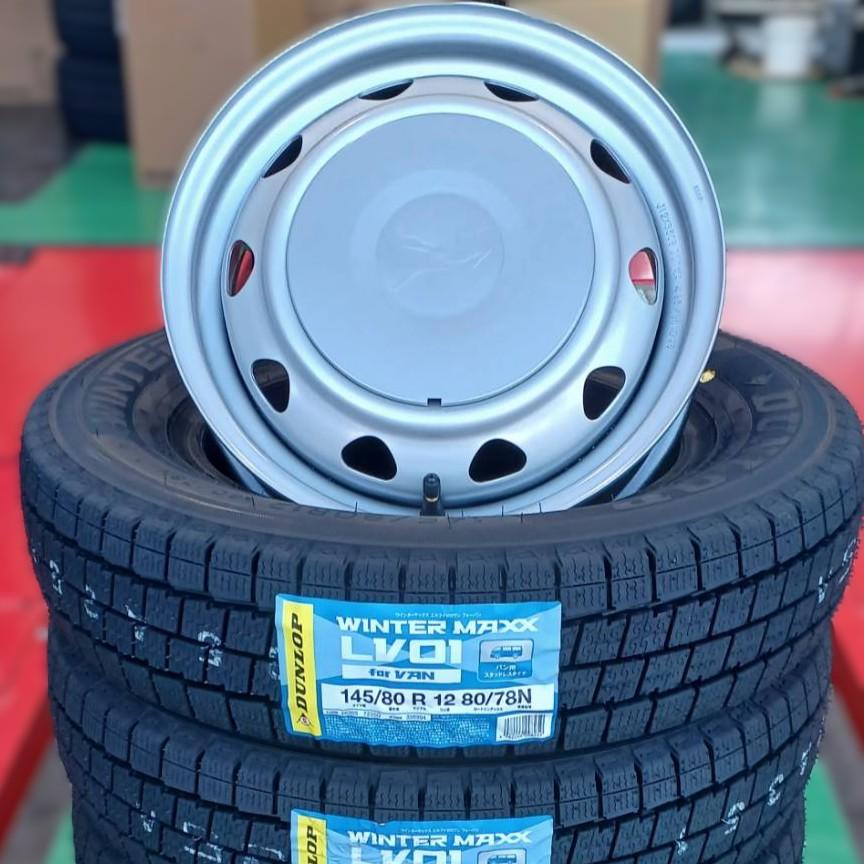 WINTER MAXX ダンロップ スタッドレス タイヤ LV01 145/80R12 LT 80/78