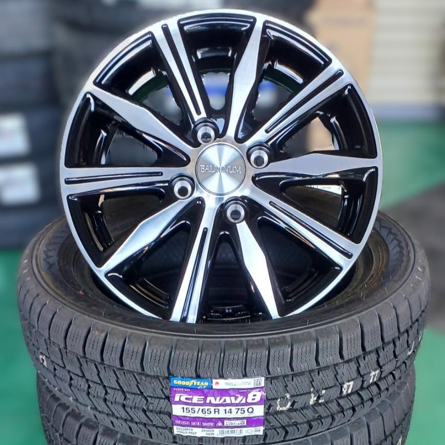 アイスナビ 軽自動車用 グッドイヤー スタッドレス タイヤ iceNAVI8 
