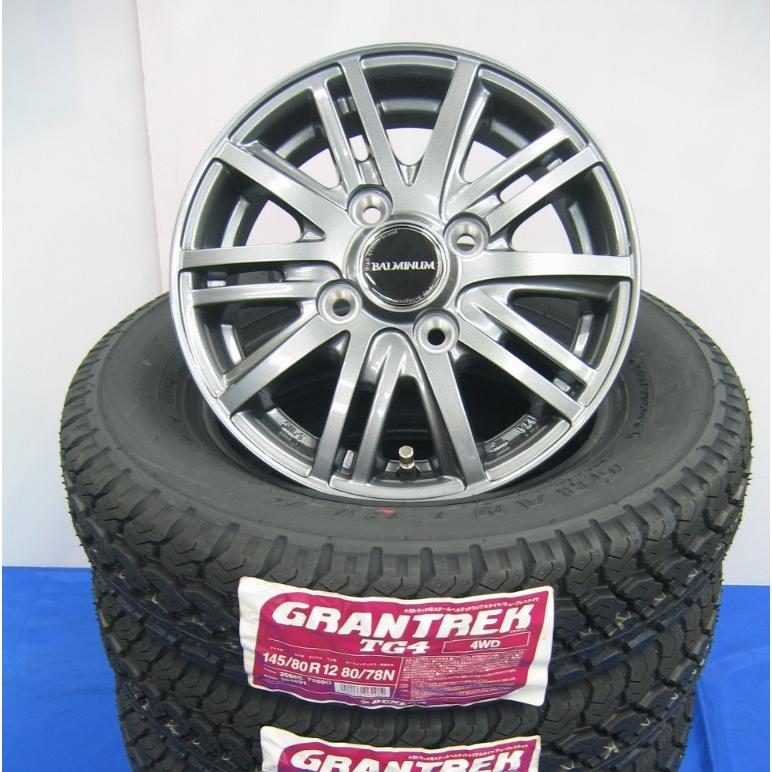 GRANDTREK 軽トラ軽バン ゴツゴツ タイヤ ダンロップ グラントレック