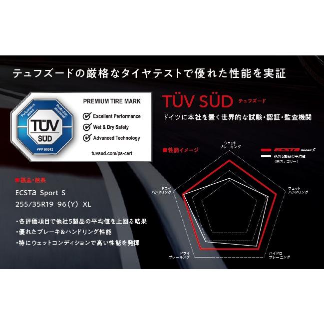 KUMUHO ECSTA SPORT PS72 275/40R19 105Y XL クムホ エクスタスポーツ PS72  タイヤ単品１本価格 | エクスタ | 03