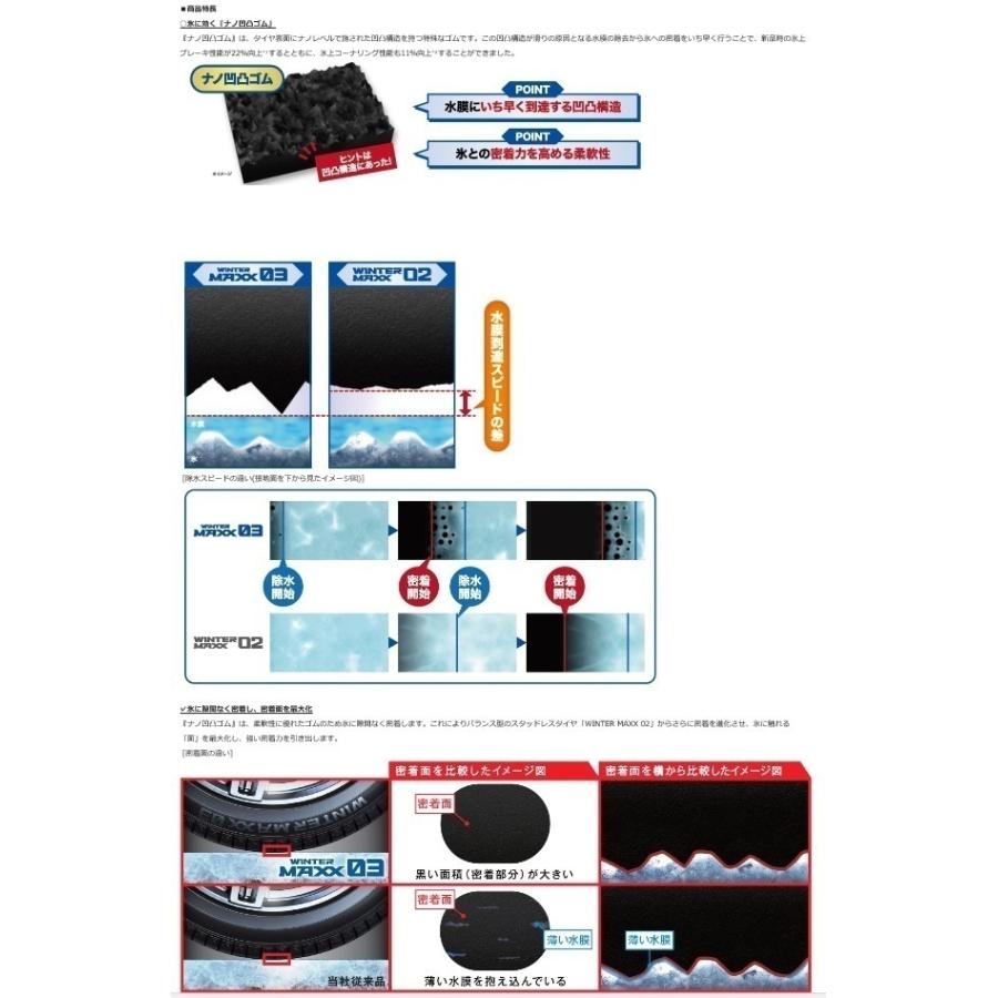 WINTER MAXX ダンロップ スタッドレスタイヤ WM03 215/50R18 92Q