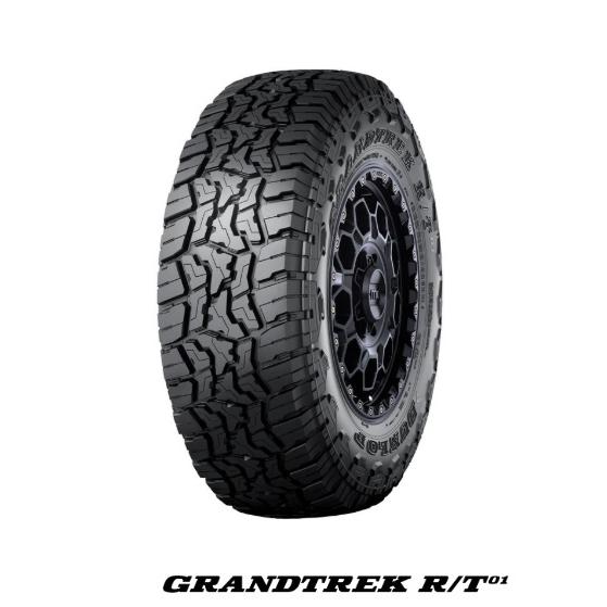 GRANDTREK ダンロップ R/T01 35X12.50R20 LT 121Q DUNLOP グラントレック RT01 ブラックレター ...