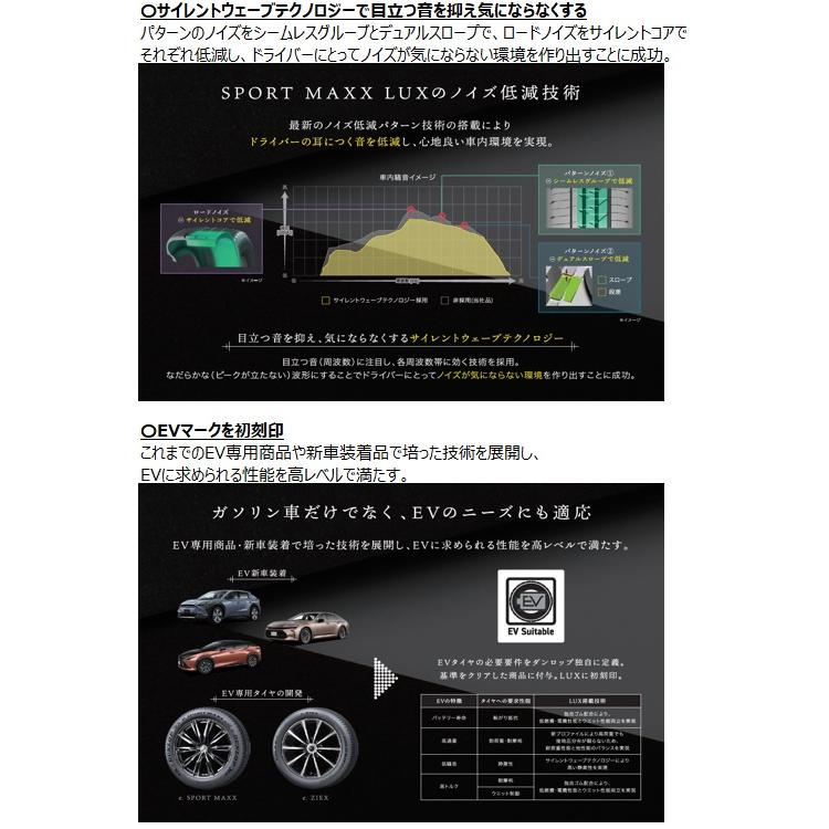 235/45R21 ダンロップ 25年製中古1本のみ LUX SPORTMAXX タイヤ・ホイール