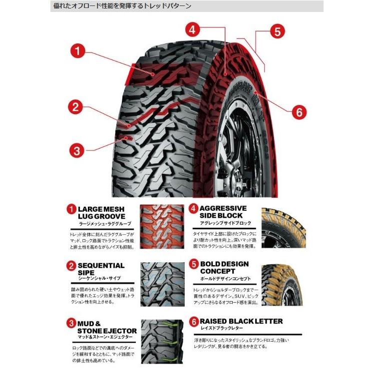 GEOLANDAR YOKOHAMA ヨコハマ M/T G003 LT285/75R16 126/123Q RBL 
