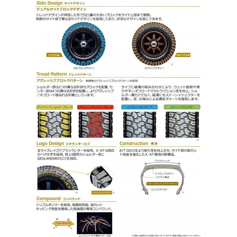 GEOLANDAR YOKOHAMA ヨコハマ ジオランダー X-AT G016 LT 155/60R14 82