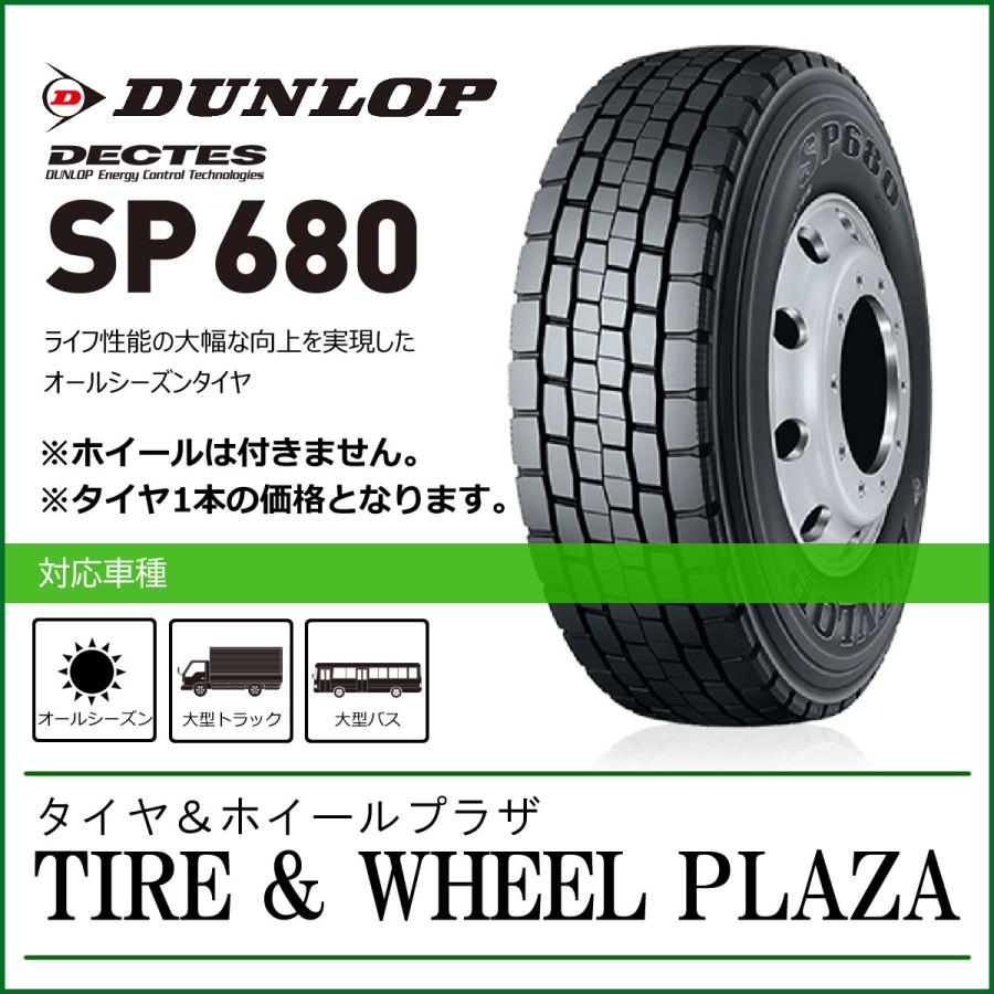 R.5 DUNLOP ダンロップ DECTES デクテス SP中型バス・トラック用オールシーズンタイヤ size2 :   : TIRE&WHEEL PLAZA   通販   Yahoo!ショッピング