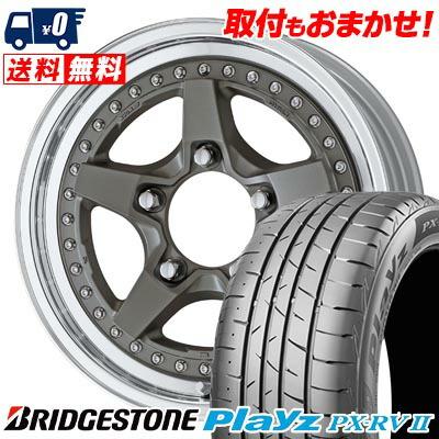 215/60R16 95H BRIDGESTONE Playz PX-RV2 WORK CRAG GALVATRE2 サマー
