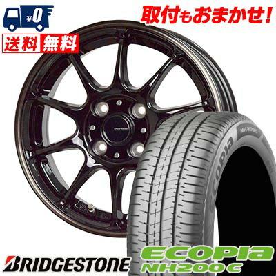 165/70R14インチ ホイールセット ECOPIA タイヤ付き エコピア 165/70R14 81S ブリヂストン ECOPIA NH200C G-SPEED P-07
