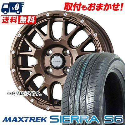 MAXTREK SIERRA S6 225/55R18 98V 車のパーツ タイヤ、ホイール MAXTREK（マックストレック） 225/55R18 98V SIERRA S6 MUDVANCE 08