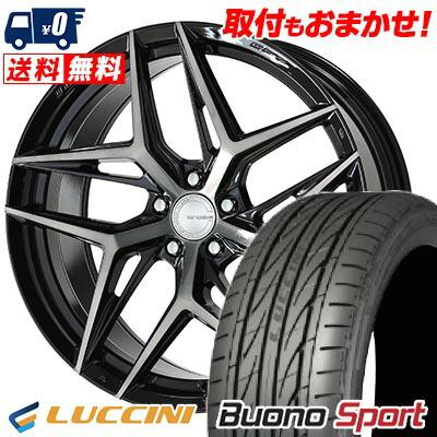 ルッチーニ　タイヤ　4本　205/35R19 中古 ルッチーニ（LUCCINI） 205/35R19 82Y XL Buono Sport WORK GNOSIS